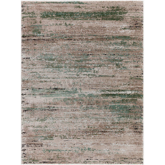 Charita Modern Dusty Sage/Tan Area Rug