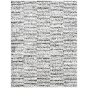 Mechel Modern Light Slate Area Rug