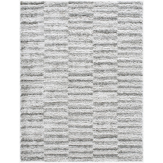 Mechel Modern Light Slate Area Rug