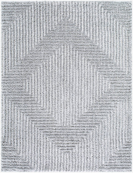Krystyl Modern Light Slate Area Rug