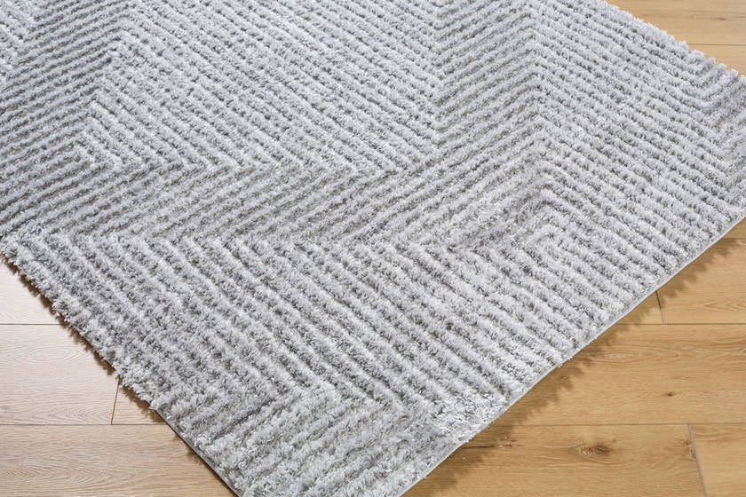Krystyl Modern Light Slate Area Rug