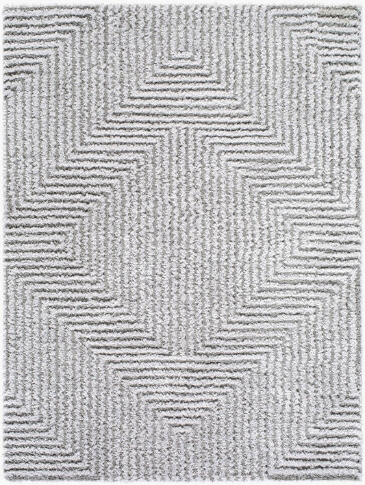 Krystyl Modern Gray Area Rug