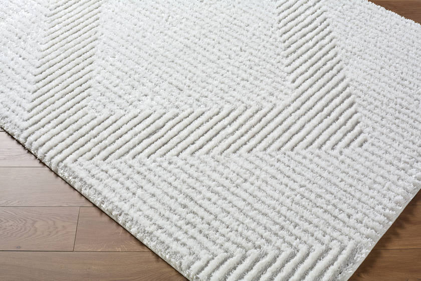 Krystyl Modern Cream Area Rug