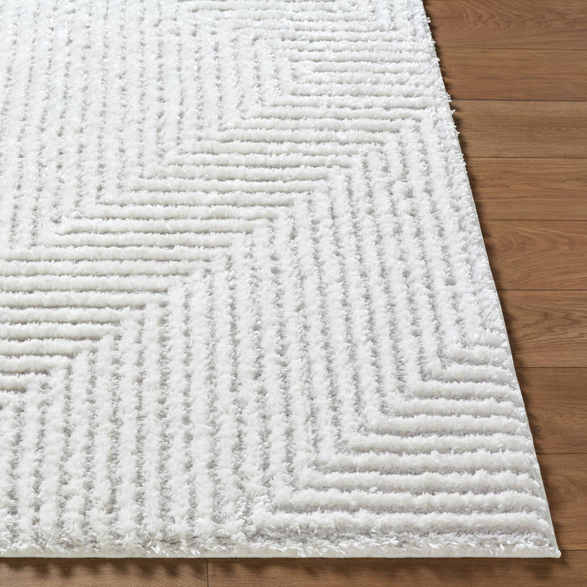 Krystyl Modern Cream Area Rug