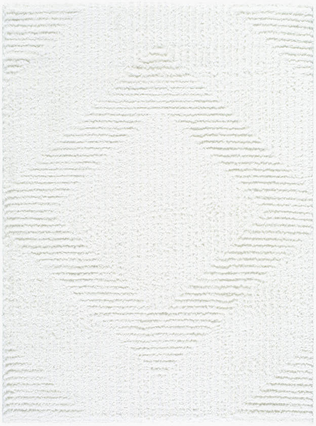 Krystyl Modern White Area Rug