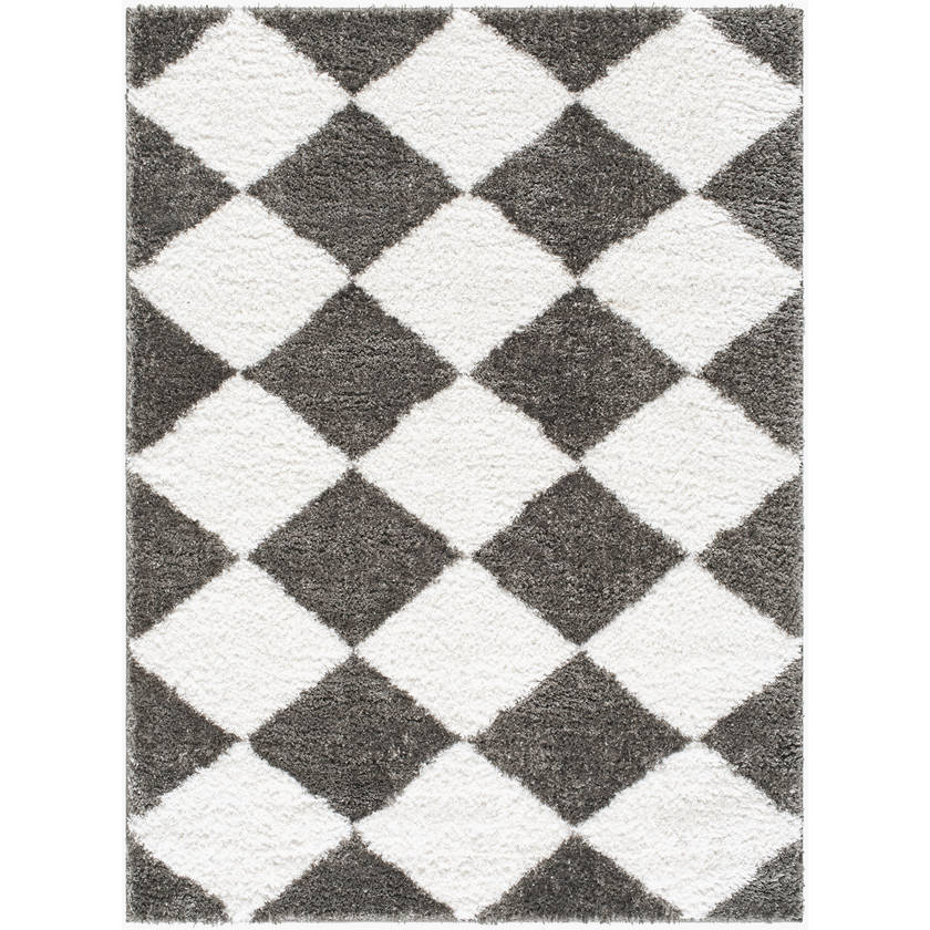 Karriem Modern Cream/Charcoal Area Rug