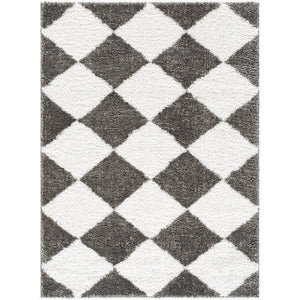 Karriem Modern Cream/Charcoal Area Rug