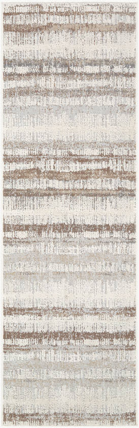 Kessa Modern Dark Brown Area Rug