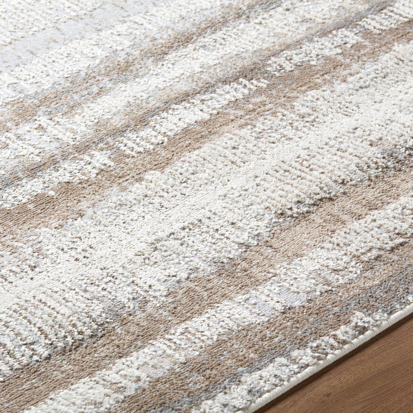 Kessa Modern Dark Brown Area Rug