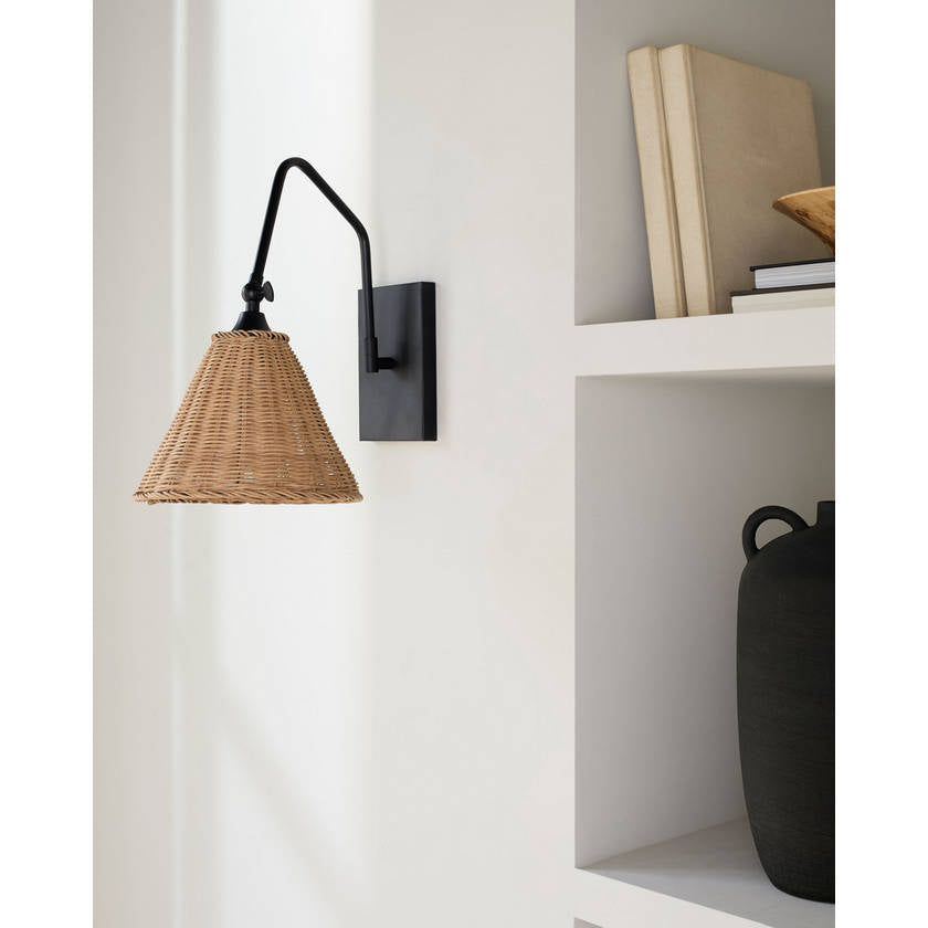 Lindzie Rustic Black Wall Sconces