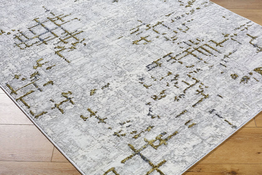 Naji Modern Gray Area Rug