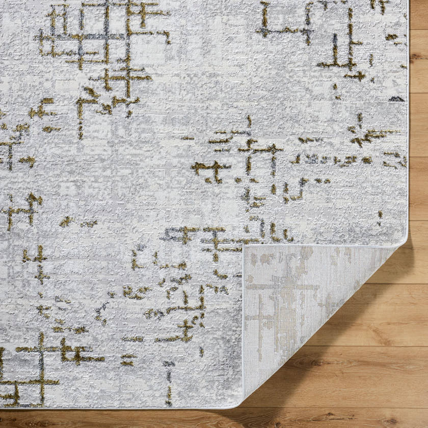 Naji Modern Gray Area Rug