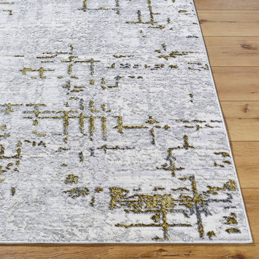 Naji Modern Gray Area Rug