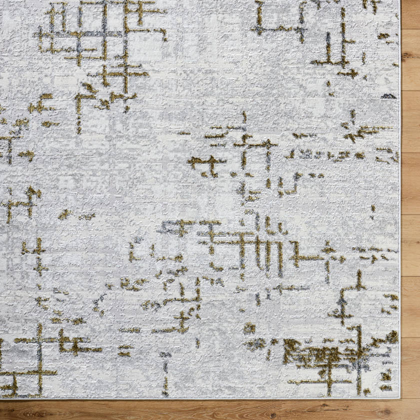 Naji Modern Gray Area Rug
