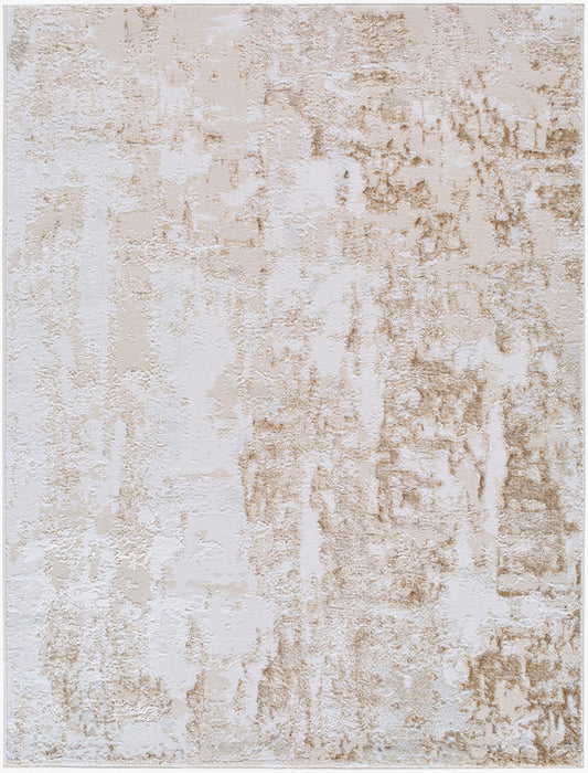 Elin Modern Tan/Cream Area Rug