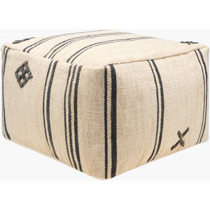Carena Light Beige Pouf