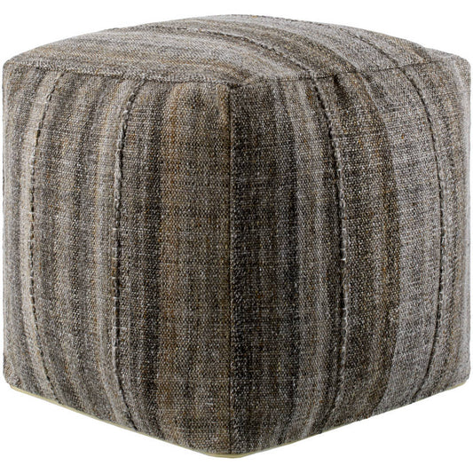 Meganne Dark Brown Pouf