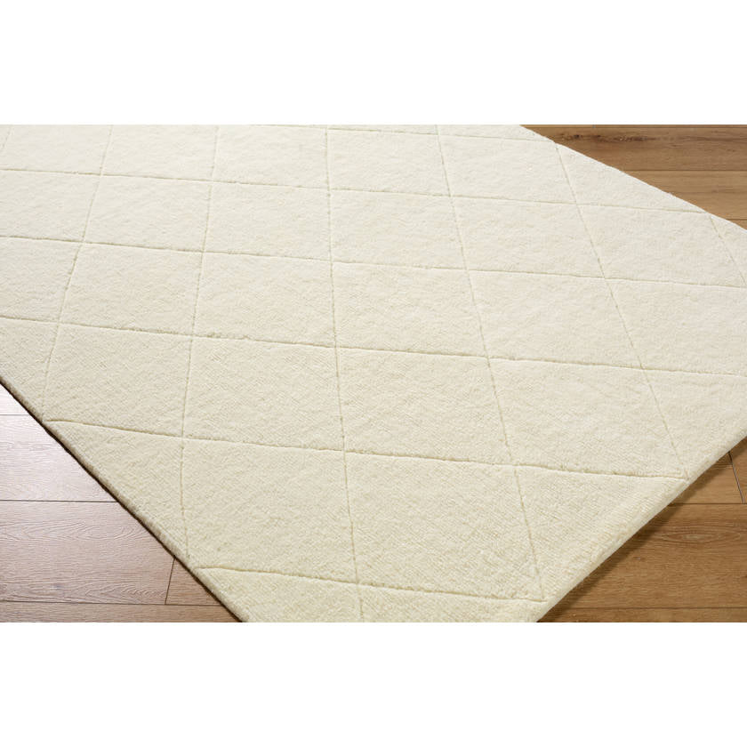 Tamera Global Ivory Washable Area Rug