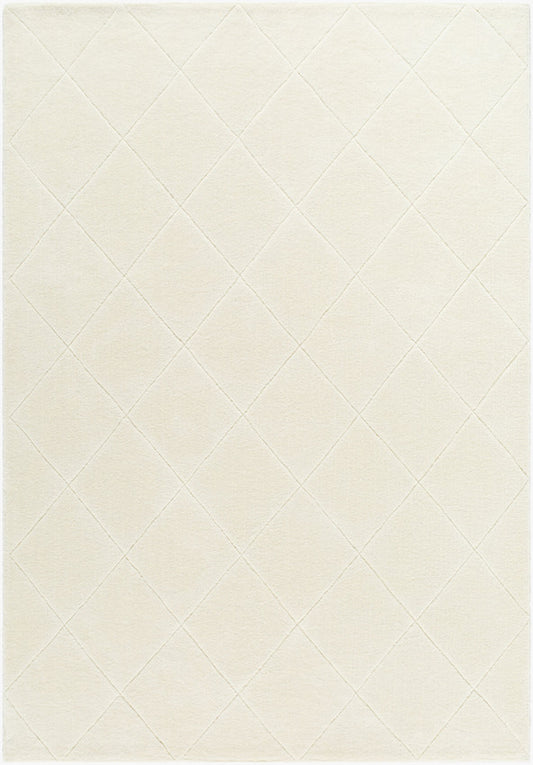 Tamera Global Ivory Washable Area Rug
