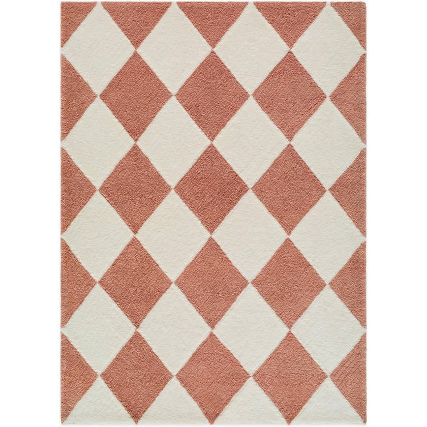 Tamera Global Terracotta Washable Area Rug