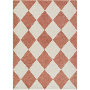 Tamera Global Terracotta Washable Area Rug