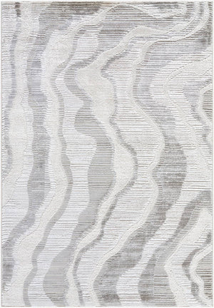 Iveliz Modern Ivory Area Rug