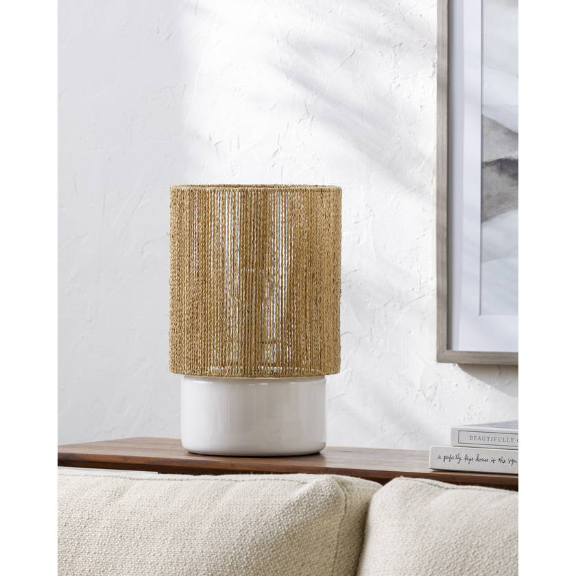 Aniceto Traditional White Table Lamp