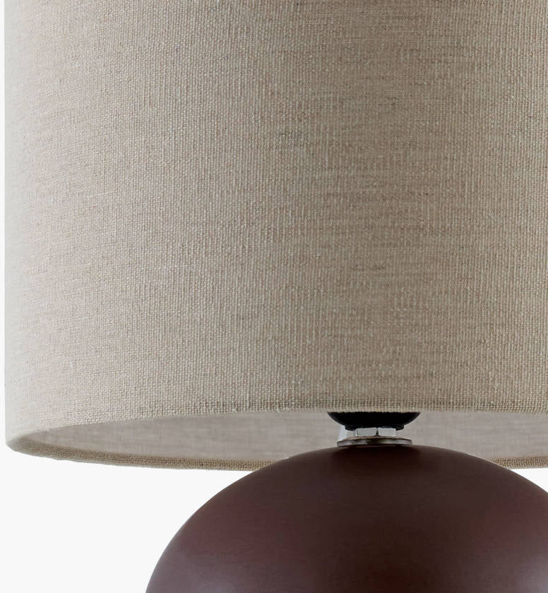 Mckayla Modern Dark Brown Table Lamp