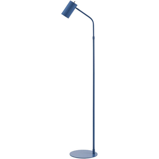 Zakery Rustic Blue Floor Lamp