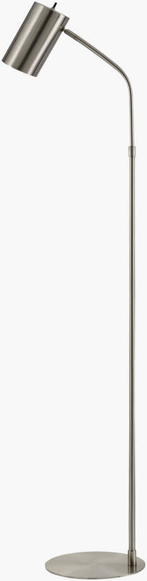 Zakery Rustic Silver Gray Floor Lamp