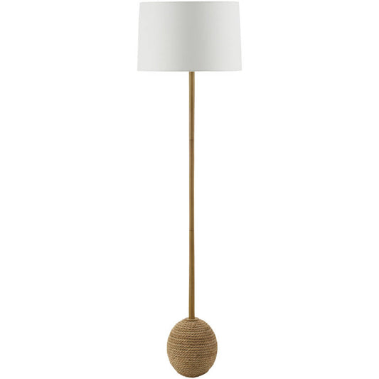 Shondell Rustic Brown Floor Lamp