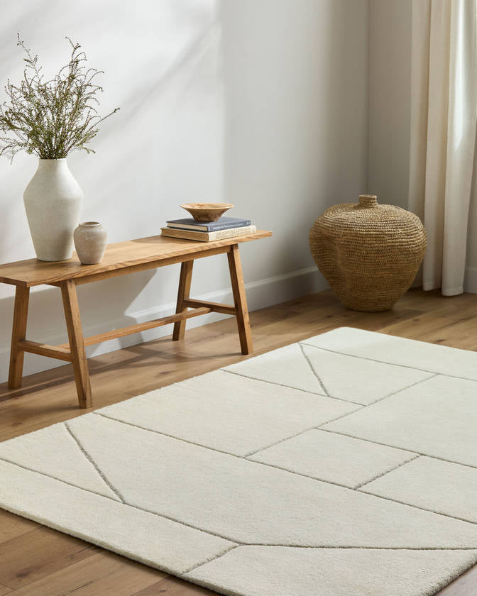 Hailie Global Ivory Area Rug