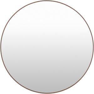 Jarron Modern Dark Brown Wall Mirror