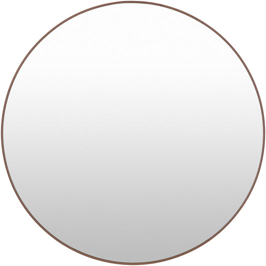 Jarron Modern Dark Brown Wall Mirror