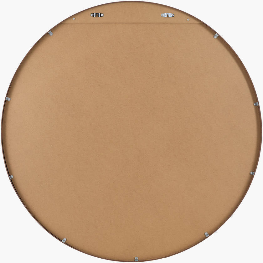 Jarron Modern Dark Brown Wall Mirror