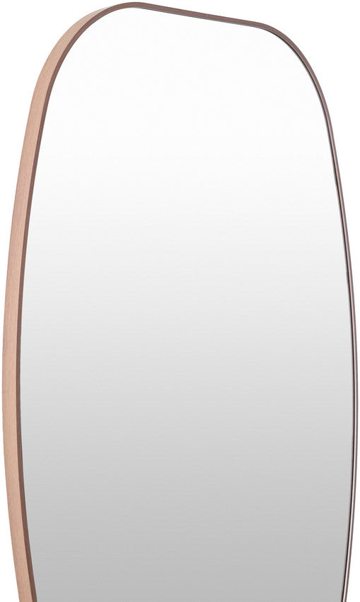 Stephannie Modern Dark Brown Wall Mirror