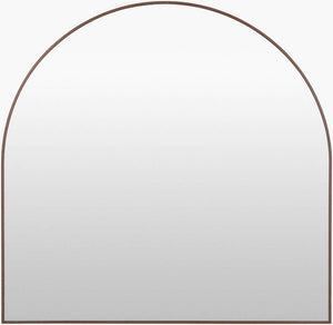 Yumi Modern Dark Brown Wall Mirror