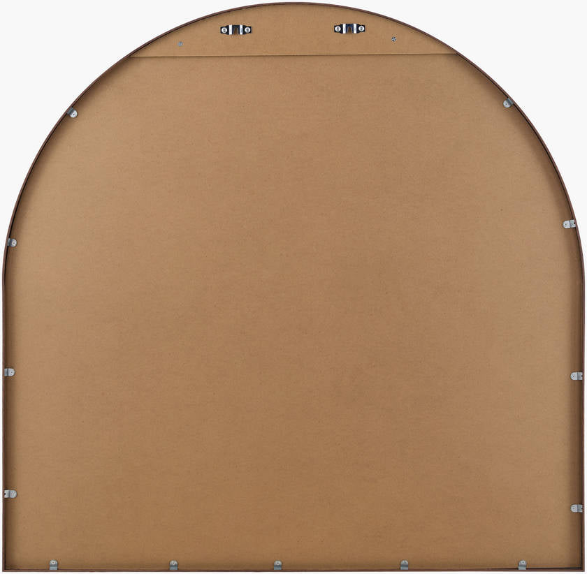 Yumi Modern Dark Brown Wall Mirror