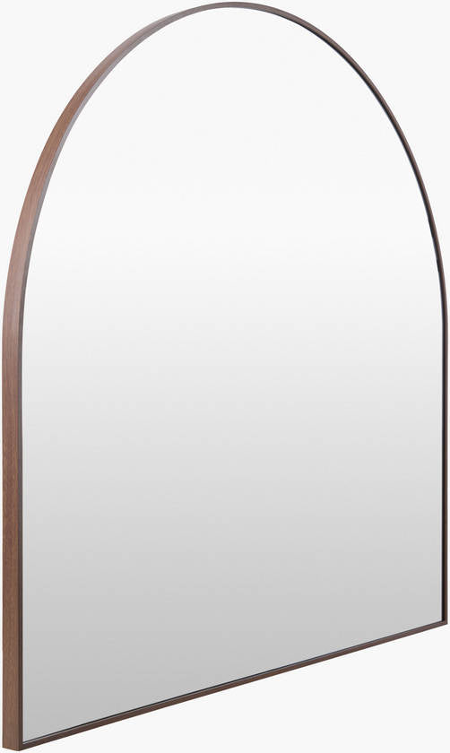 Yumi Modern Dark Brown Wall Mirror