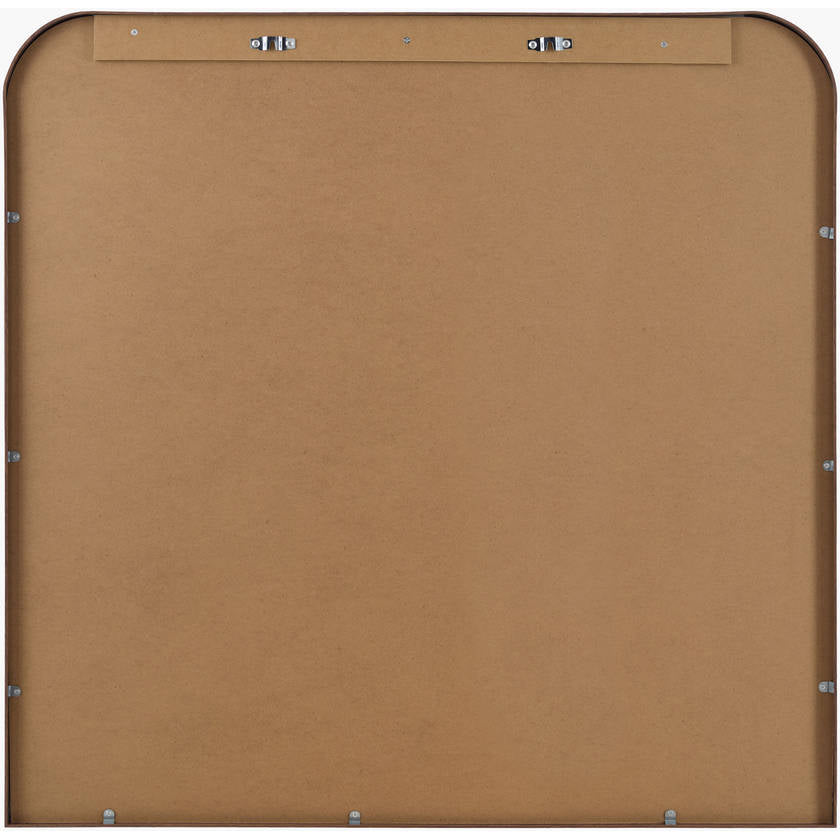 Corvette Modern Dark Brown Wall Mirror