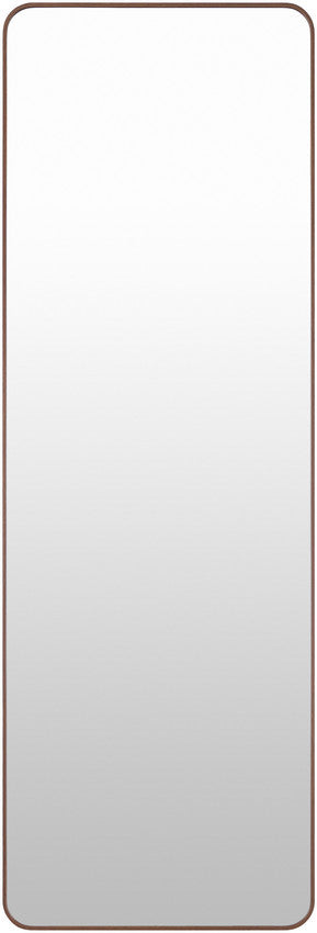 Shantaya Modern Dark Brown Wall Mirror