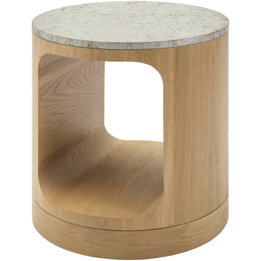 Jaremy Silver Gray/Brown End Table