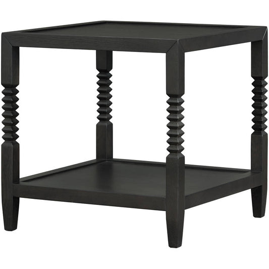Saraann Black End Table