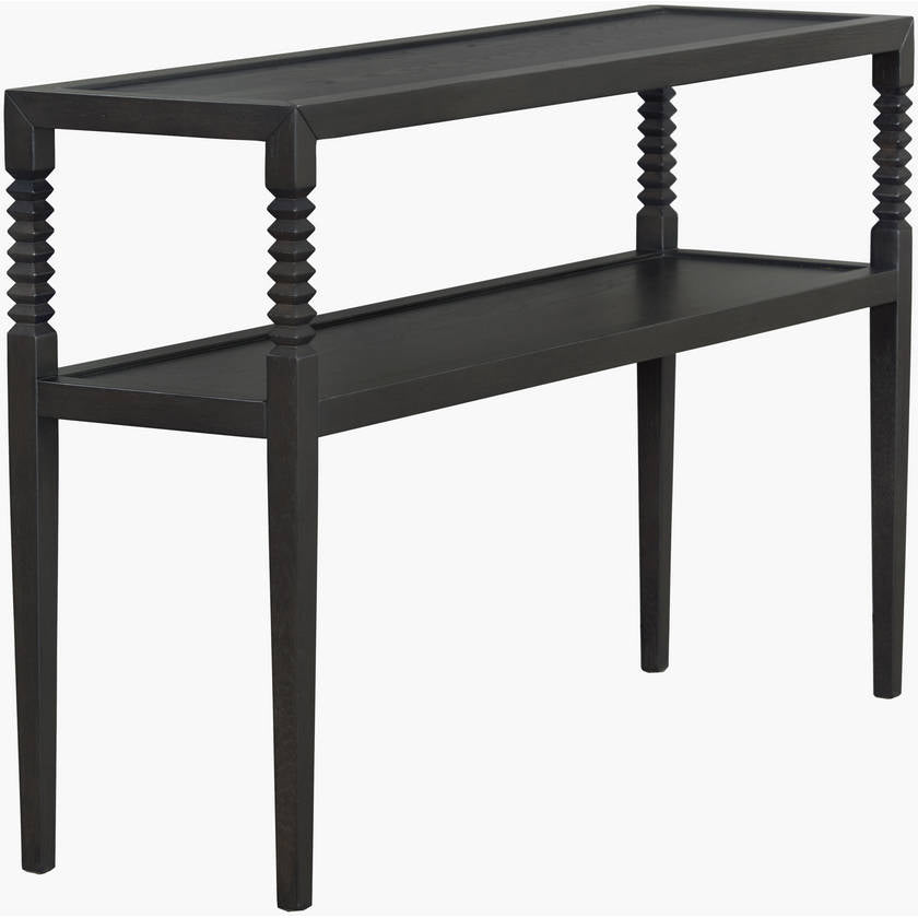 Tykeisha Black Console Table