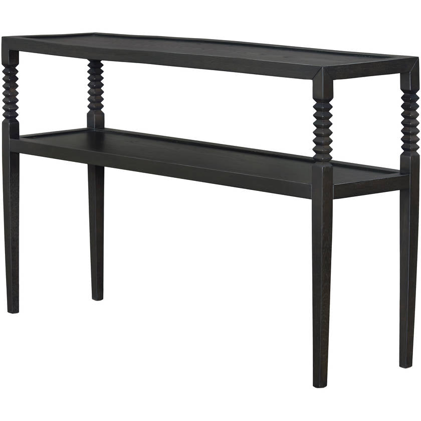 Tykeisha Black Console Table