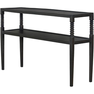 Tykeisha Black Console Table