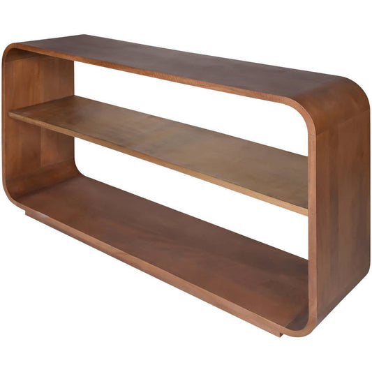 Maghen Dark Brown Console Table