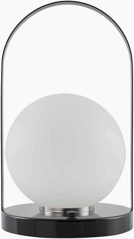 Angelito Traditional Jet Black Table Lamp