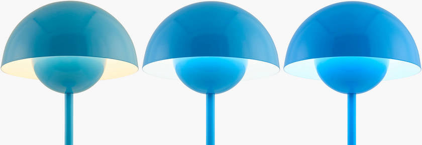 Hyatt Modern Blue Table Lamp