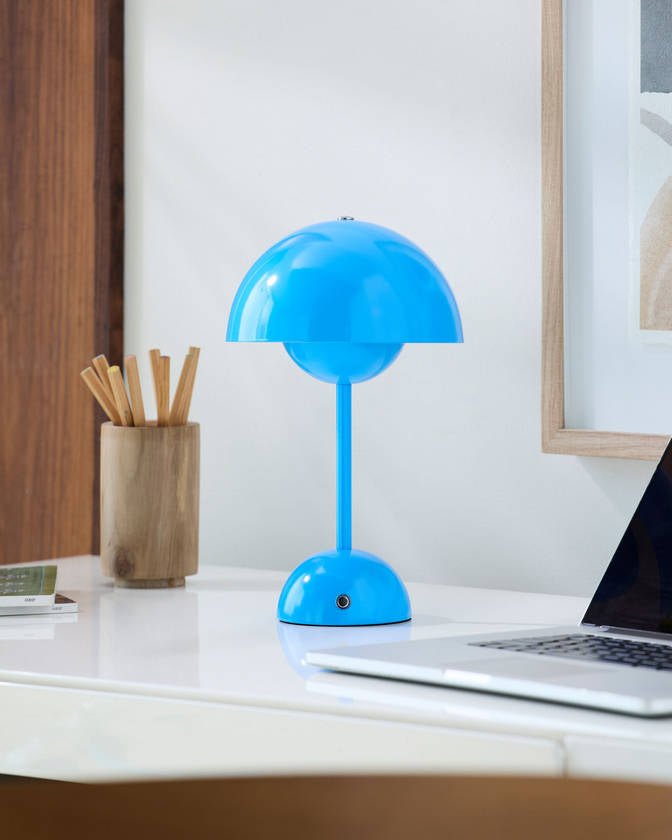 Hyatt Modern Blue Table Lamp